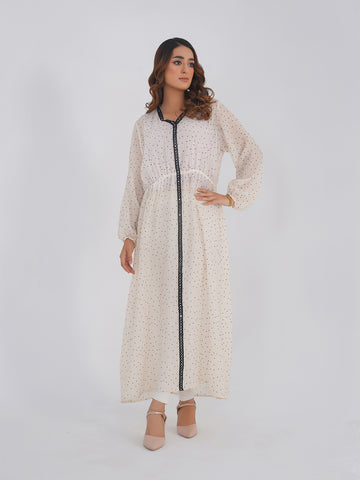 Dotted Ivory Elegance